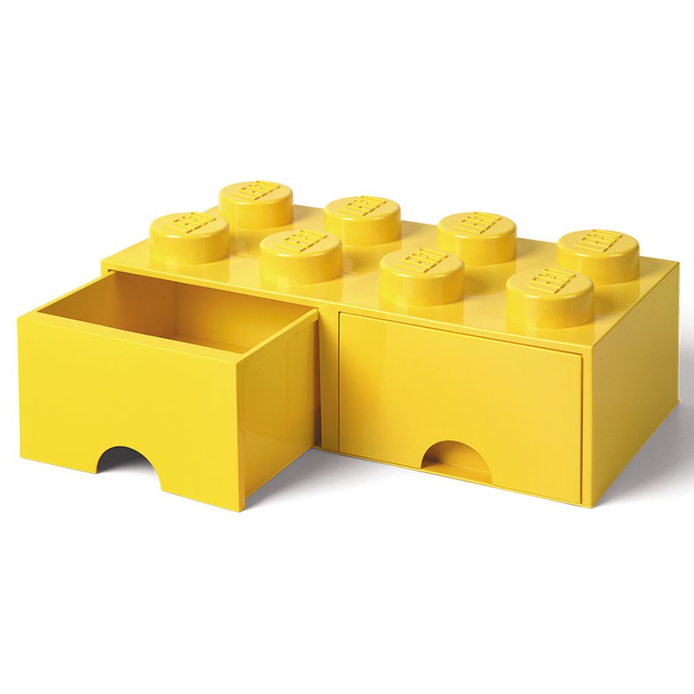 LEGO Storage Brick 8 Brick Drawer Yellow