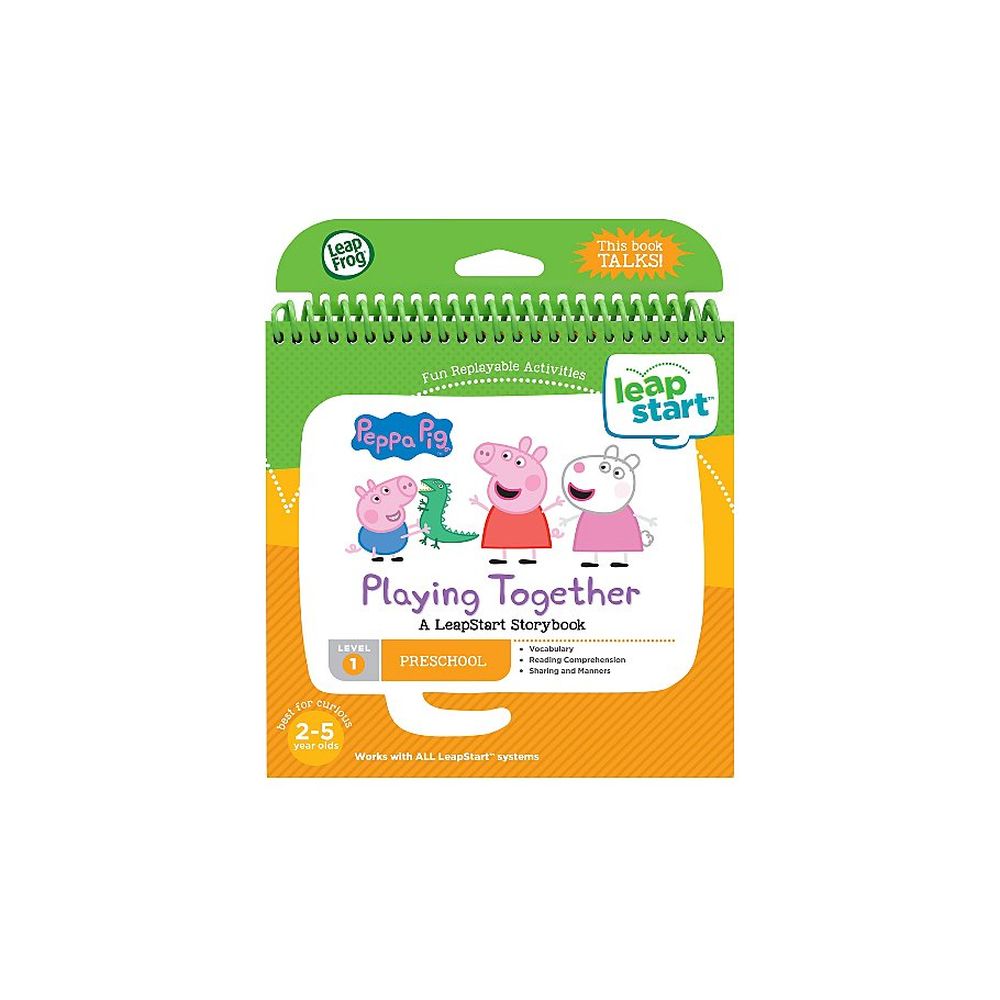 LeapFrog LeapStart Peppa Pig Playing Together Story Book