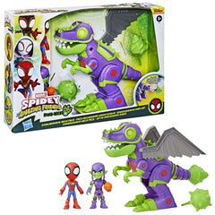 Marvel Spidey And His Amazing Friends Dino-Webs Goblinsaurus Mech Pack