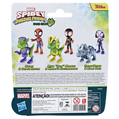 Marvel Spidey And His Amazing Friends Dino-Webs Spidey And Goblin Raptor