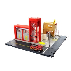 Matchbox Action Drivers Playset Fire Station Rescue