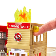 Matchbox Action Drivers Playset Fire Station Rescue