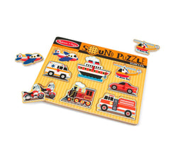 Melissa & Doug - See & Hear Sound Puzzle - Vehicles
