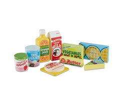 Melissa & Doug - Wooden Fridge Food Set