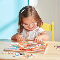 Melissa & Doug - See & Hear Sound Puzzle - Farm Animals