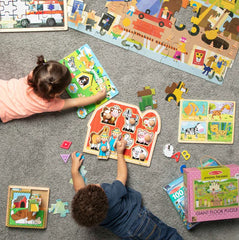 Melissa & Doug - Wooden Peg Puzzle Friendly Pets