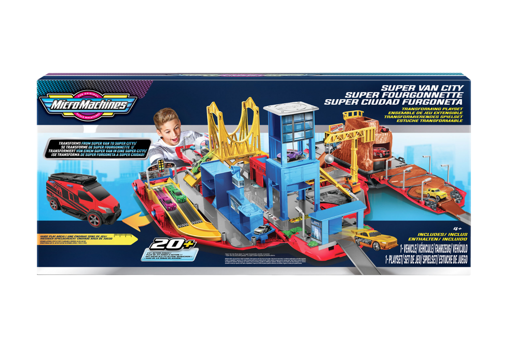 Micro Machines Super Van City Playset