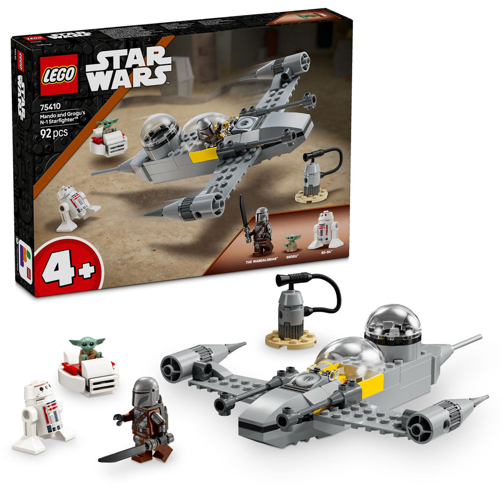 LEGO 75410 Star Wars Mando and Grogu's N-1 Starfighter