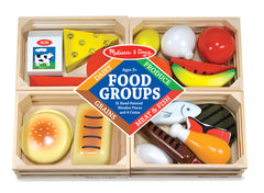 Melissa & Doug - Wooden Food Groups