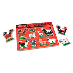 Melissa & Doug - See & Hear Sound Puzzle - Farm Animals