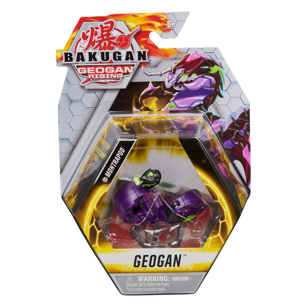 Bakugan Geogan Single Pack Montrapod Purple