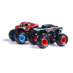 Monster Jam Mini Marvel 2 Pack - Venom vs Spider-Man