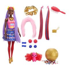 Barbie Colour Reveal Hair Feature Playset Yellow