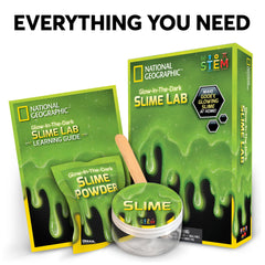 National Geographic Glow-In-The-Dark Slime Lab Green