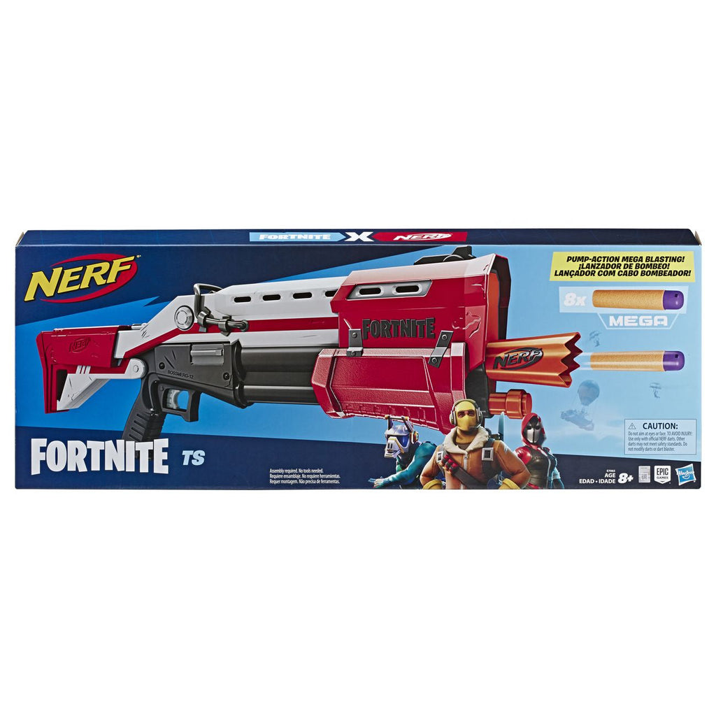 NERF Fortnite Ts Pump-Action Dart Blaster