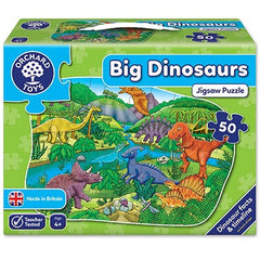 Orchard Toys Big Dinosaur 50 Piece Jigsaw Puzzle And Poster