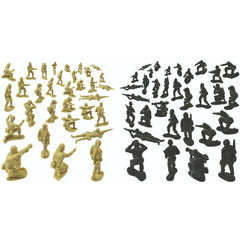 Peterkin Classics Soldier World 64 Piece Figure Set