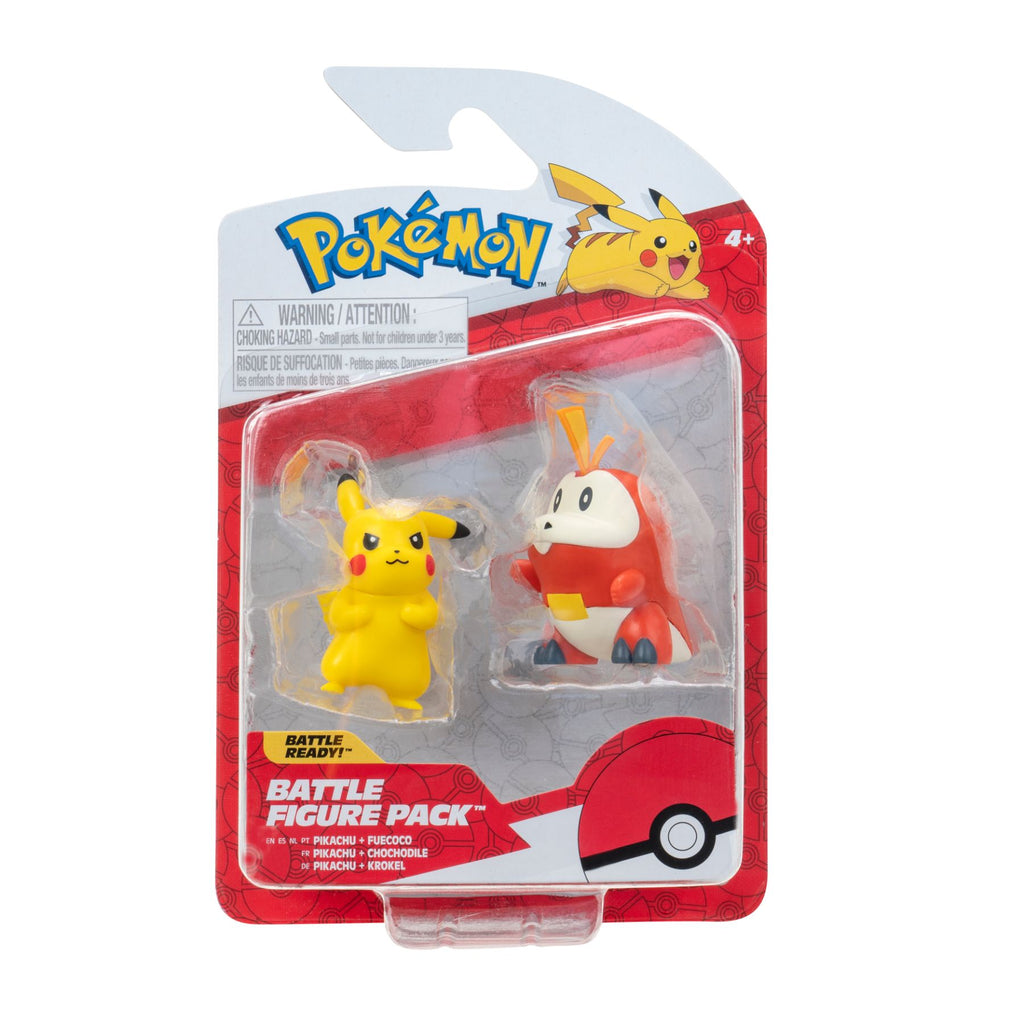 Pokemon Battle Figure Pack - Fuecoco & Pikachu