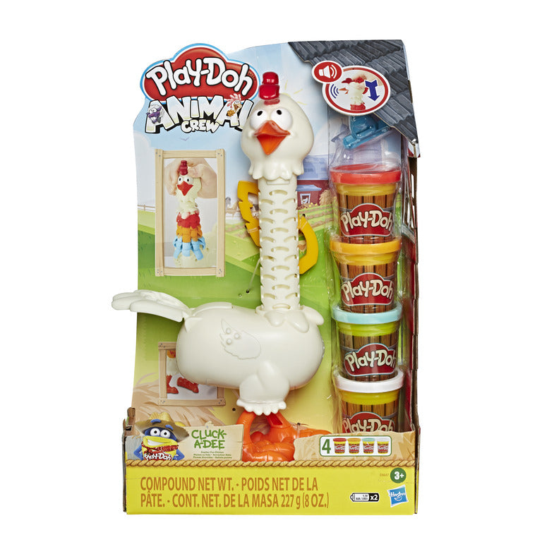 Play-Doh Animal Crew Cluck-A-Dee Feather Fun Chicken