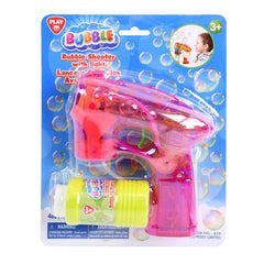 Playgo Toys Ent. Ltd. Battery Operated Bubble Shooter With Light Assorted Colours