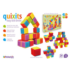 Play And Learn Quixits Easy Stick Bricks