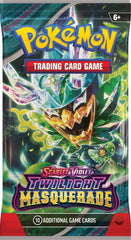 Pokemon TCG Scarlet & Violet 6 Twilight Masquerade Booster Pack Assorted Styles