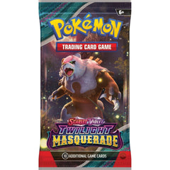 Pokemon TCG Scarlet & Violet 6 Twilight Masquerade Booster Pack Assorted Styles