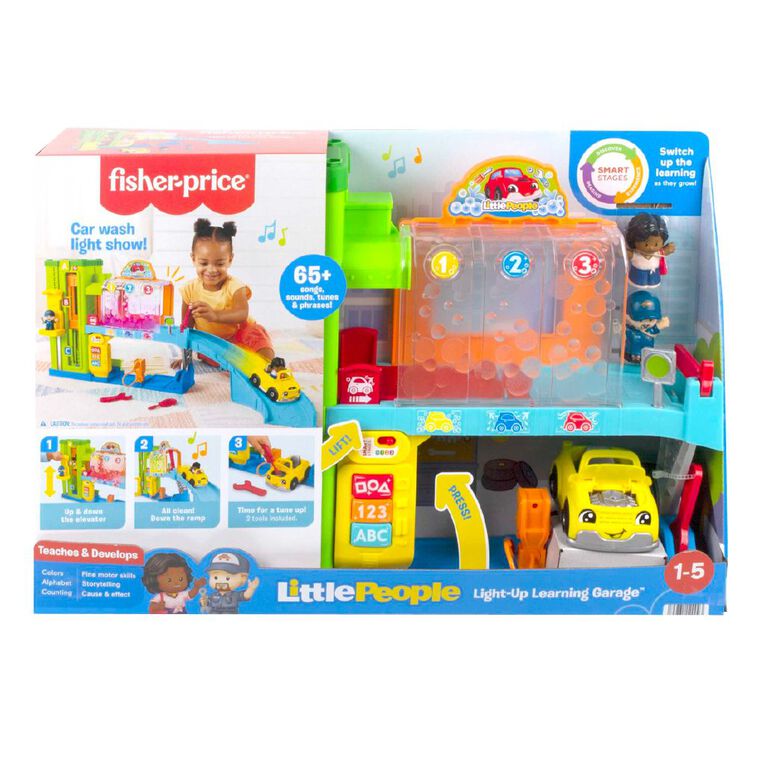 Fisher-Price Little People Light-Up Learning Garage