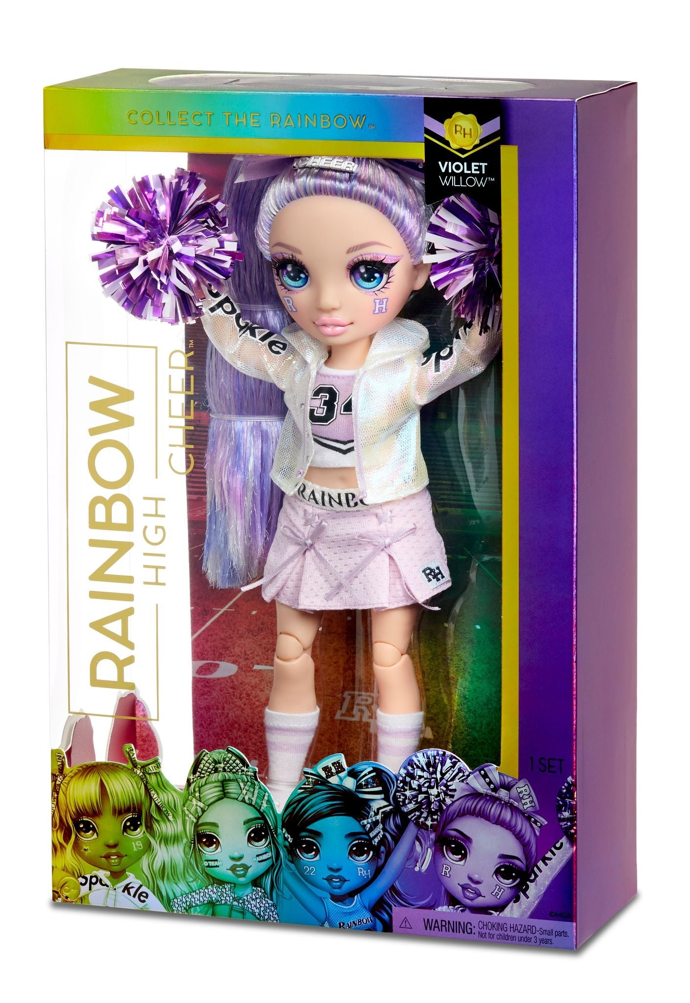 Rainbow High Cheer Fashion Doll Violet Willow | Toyworld
