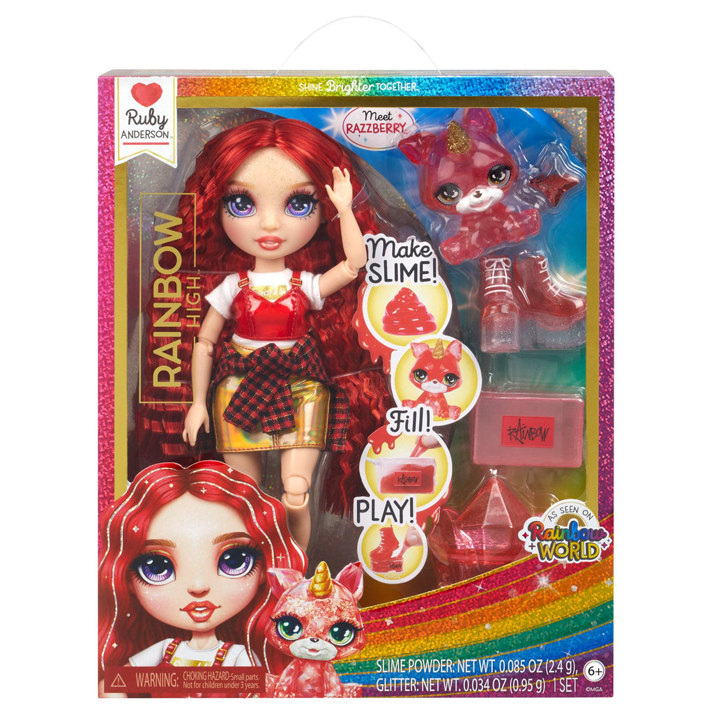 Rainbow High Rainbow World Fashion Doll - Ruby