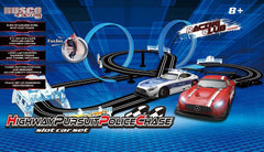 Rusco Racing Highway Pursuit Police Chase Slot Car Set