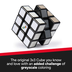 Rubik's Cube Greyscale Wednesday Cube