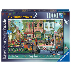 Ravensburger Riverside Town 1000 Piece Puzzle