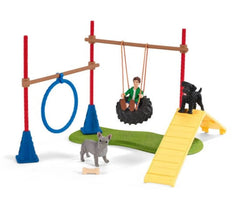 Schleich Farm World Puppy Agility Training Set