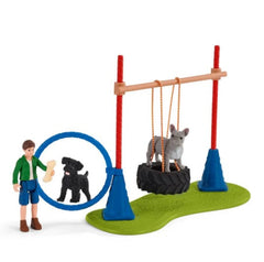 Schleich Farm World Puppy Agility Training Set