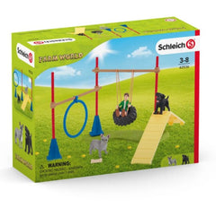 Schleich Farm World Puppy Agility Training Set