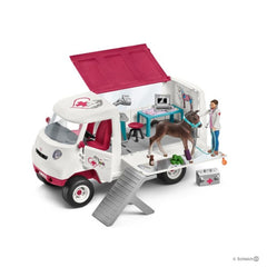 Schleich Mobile Vet With Hanoverian Foal Set