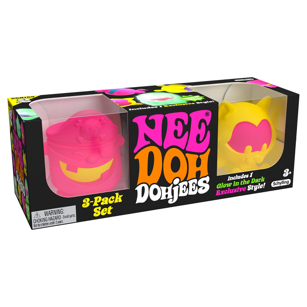 Schylling NeeDoh Dohjee 3 Pack Blind Box