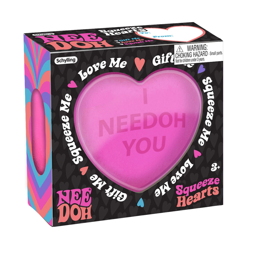 Schylling NeeDoh Squeeze Hearts Assorted Styles