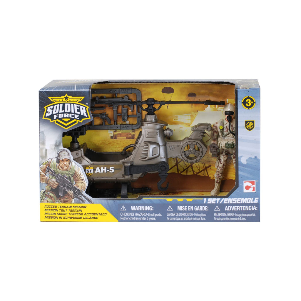 Soldier Force Rugged Terrain Mission Playset Assorted Styles