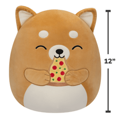 Squishmallows 12 Inch  Angie Shiba Inu With Pizza