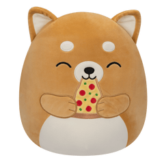 Squishmallows 12 Inch  Angie Shiba Inu With Pizza