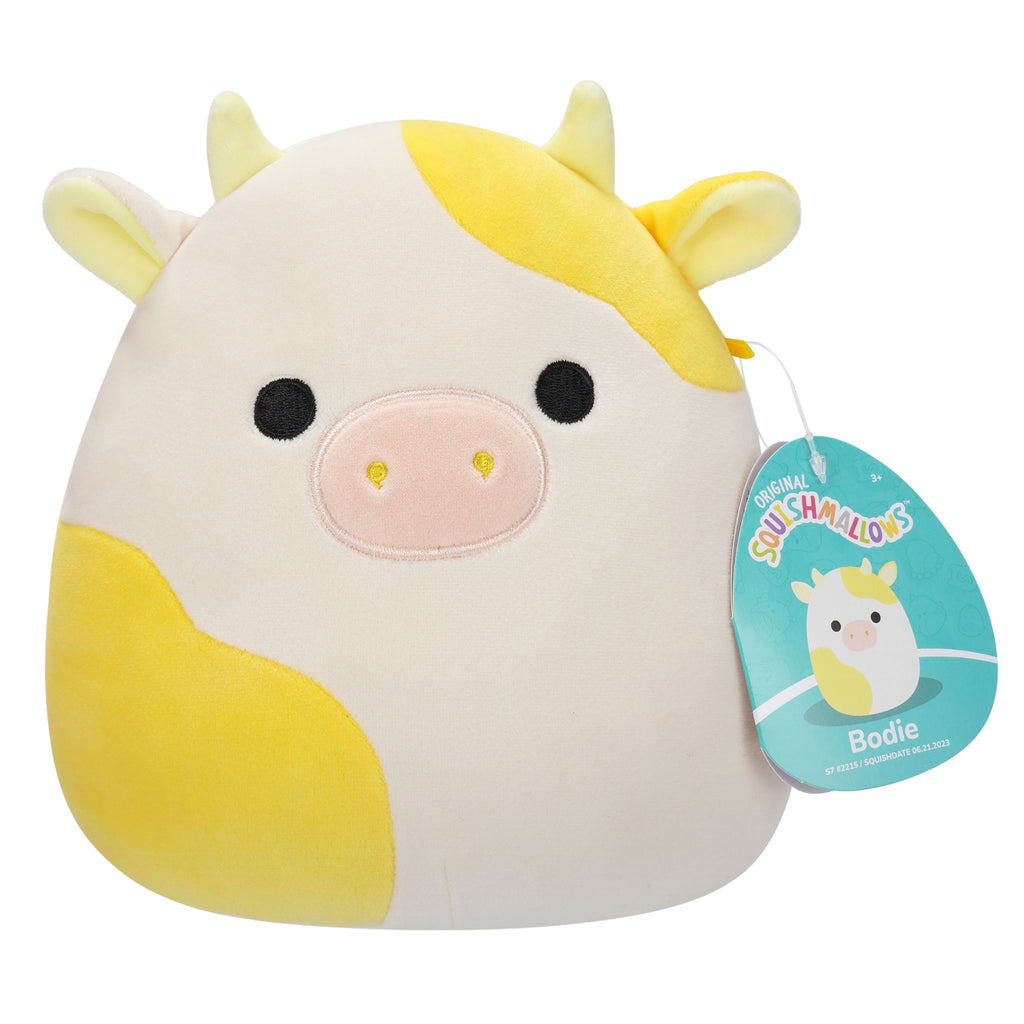 Squishmallows 7.5 Inch Plush Bodie The Yellow Cow