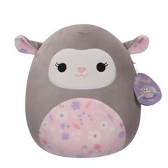 Squishmallows Easter Season 12 Inch Plush Elea Grey Lamb