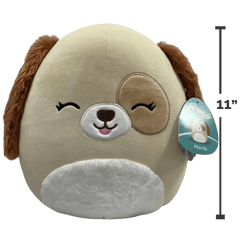 Squishmallows 11 Inch Plush Harris Spotted Dog