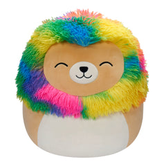 Squishmallows 12 Inch (30cm) Plush Leonard The Lion With Rainbow Mane