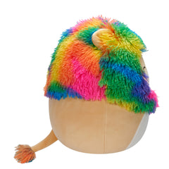 Squishmallows 12 Inch (30cm) Plush Leonard The Lion With Rainbow Mane