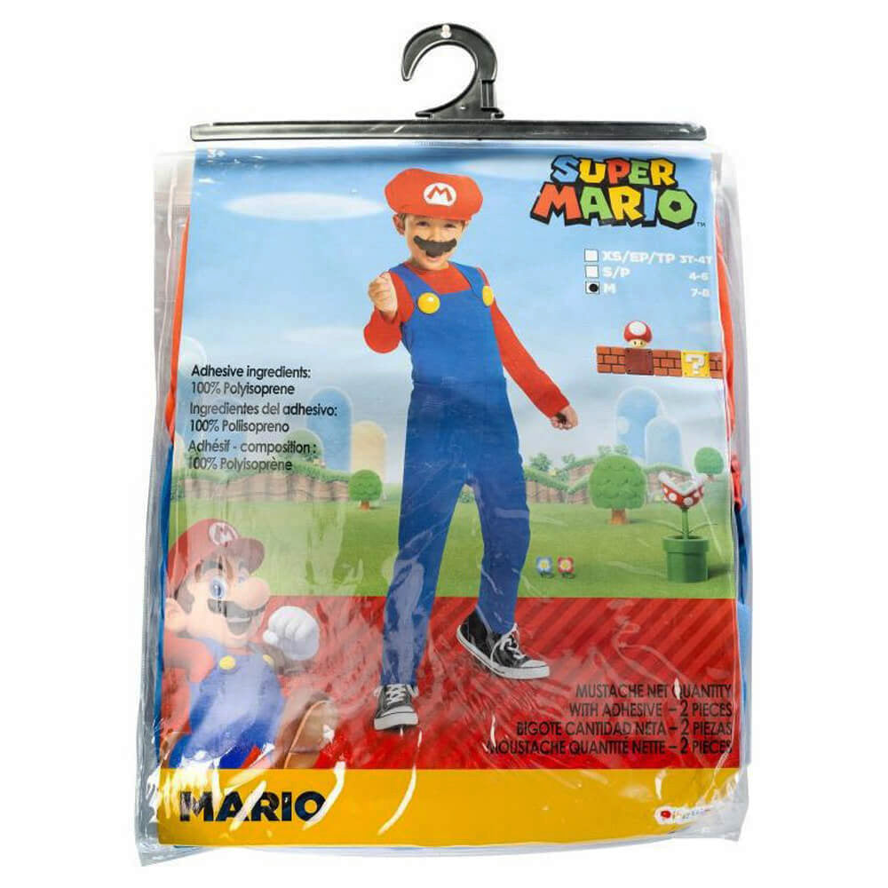 Super Mario Dress Up Mario Medium 7 8 Years Toyworld Toyworld Australia