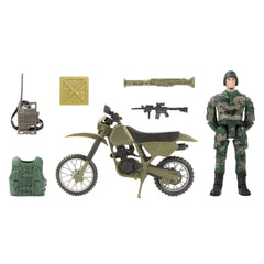 World Peacekeepers Figure And Accessories - Motorbike