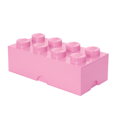 LEGO Storage Brick 8 Brick Pale Pink